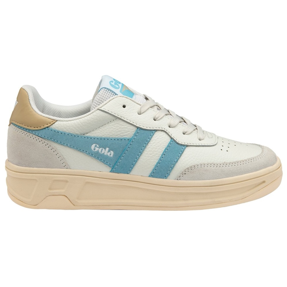 Gola Women's Topspin Sneakers Blue and White - Size 6 - Picture 2 of 10